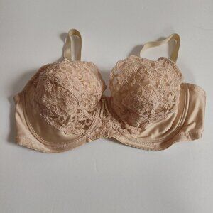 Ladies SZ 32D Wacoal Nude Tapestry Bra